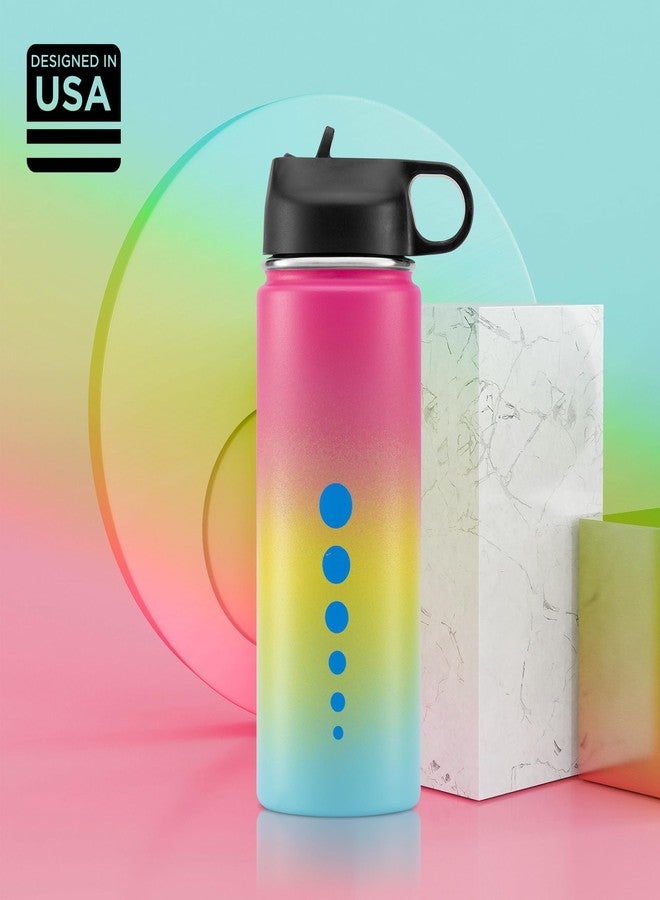 SENS Hydra Rainbow 304 Stainless Steel Sipper Bottle Hot or Cold up to 24 Hours | Leak Proof | BPA Free | Travel | Adult & Kids | 500 ml|Rainbow - Image 5